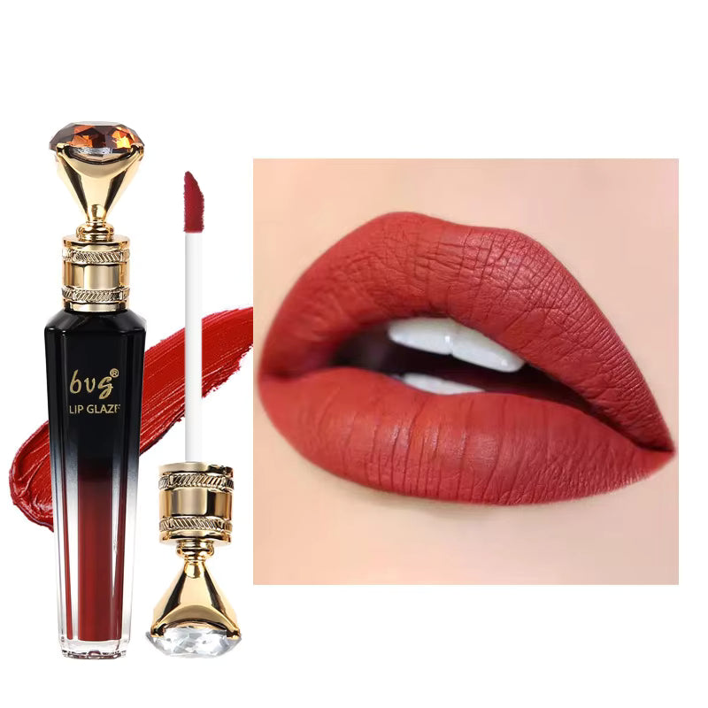 Velvet Matte Lip Gloss – Long-Lasting Waterproof Moisturizing Lip Color for Women