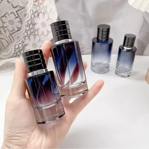Portable Refillable Glass Perfume Atomizer Spray Bottle (30ml–100ml) – Gradient Travel Cosmetic Container