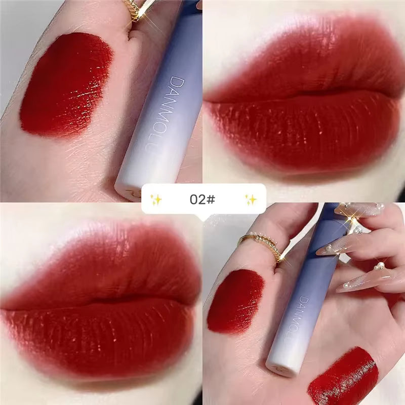 5-Piece Matte Lipstick Set – Long-Lasting Waterproof Non-Stick Lip Tint