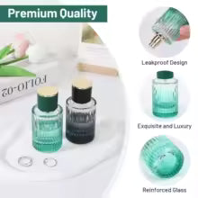 2PCS 30ml Refillable Perfume Spray Bottles – Leak-Proof Fine Mist Travel Atomizer Set