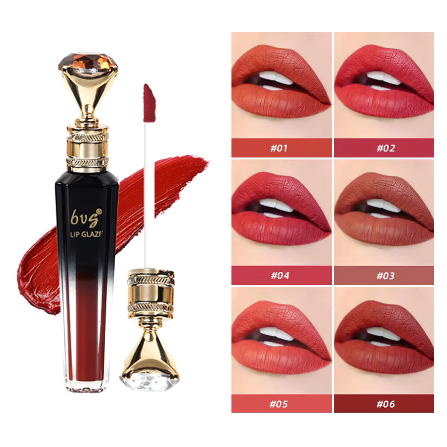 Velvet Matte Lip Gloss – Long-Lasting Waterproof Moisturizing Lip Color for Women