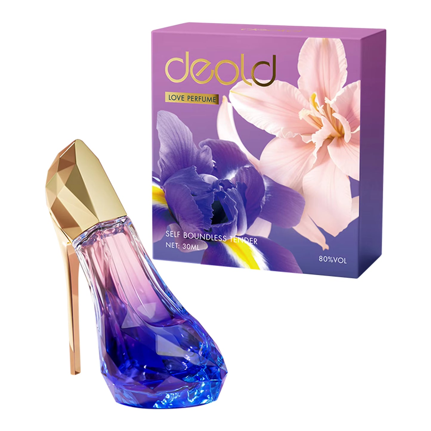 2025 High Heels Flower Fruit Fragrance Perfume 30ml Women’s Personal Perfume High Heel Styling Long Lasting Eau De Parfum Spray
