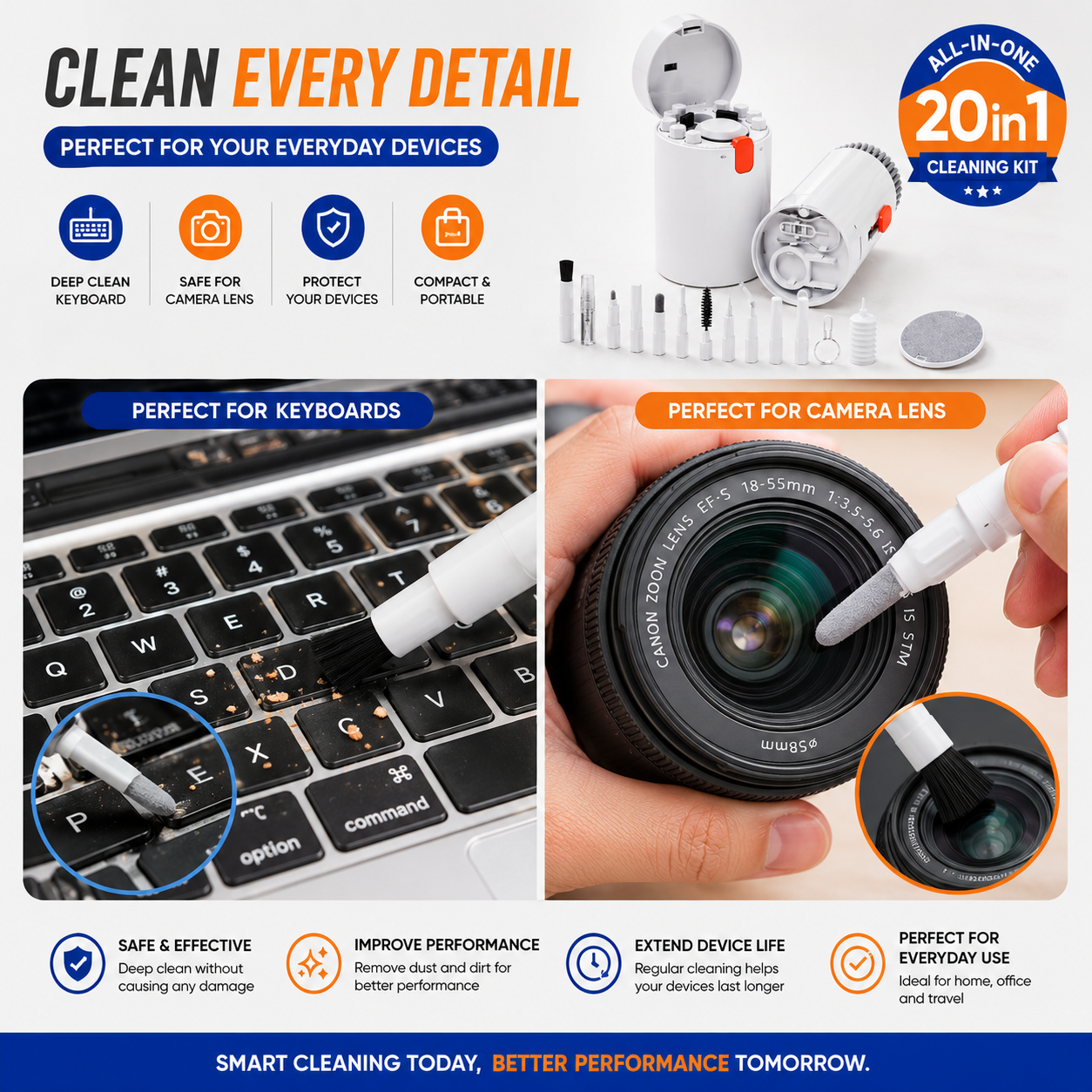 Trendify™ Gadget Cleaning Kit 20-in-1